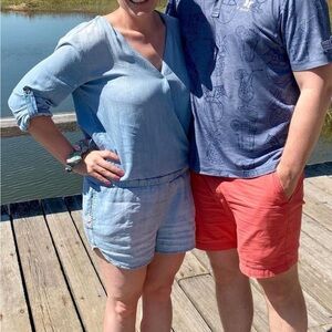 Cloth & Stone Romper - Chambray